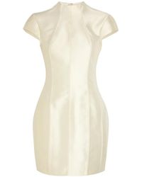 De La Vali - Zena Panelled Cap-Sleeve Mini Dress - Lyst