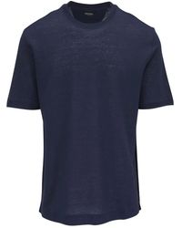 ZEGNA - Mélange-Effect T-Shirt - Lyst