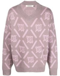 MISBHV - Intarsia-Knit Logo Jumper - Lyst