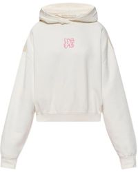 Palm Angels - Logo-Detail Cropped Hoodie - Lyst