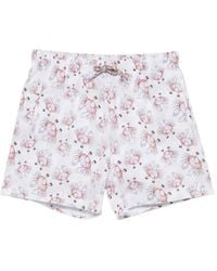 Emporio Armani - Crab Print Swim Shorts - Lyst