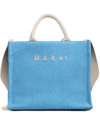 Marni - Kleine Jeans-Tote Bag - Lyst