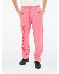 DSquared² - Logo-Print Track Pants - Lyst