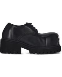Balenciaga - Derby-Schuhe Mit Dicker Sohle - Lyst