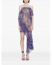 Christopher Esber - Floating Lace Mini Dress - Lyst
