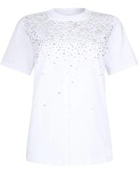 Liu Jo - T-Shirt À Strass - Lyst