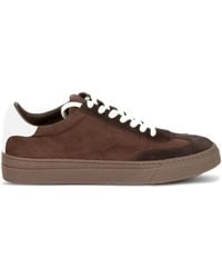Stokton - Panelled Suede Sneakers - Lyst