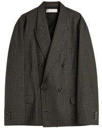 Our Legacy - Double-Breasted Striped Blazer - Lyst