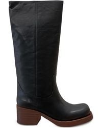 Jeffrey Campbell - Bottes Reflect À Talon Épais Et Coutures Apparentes - Lyst