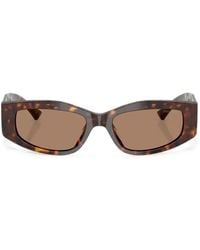 Jimmy Choo - Uma Sonnenbrille Mit Geometrischem Gestell - Lyst