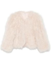 Liska - Marabou-Feather Jacket - Lyst