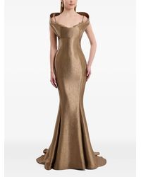 Gemy Maalouf - Sculpted Mermaid-Silhouette Maxi Dress - Lyst