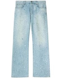 Off-White c/o Virgil Abloh - Jean À Effet Taches De Peinture - Lyst