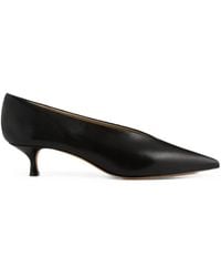 Le Monde Beryl - Babouches Leather Heeled Pumps - Lyst