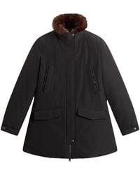 Woolrich - Erie Faux-Fur Trim Parka - Lyst