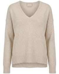 Drumohr - V-Neck Cashmere Sweater - Lyst