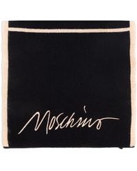 Moschino - Sciarpa A Coste Con Ricamo - Lyst
