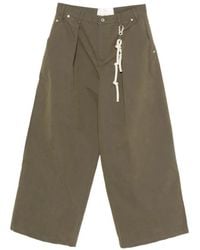 Song For The Mute - Pleated-Detail Rope-Attachment Trousers - Lyst