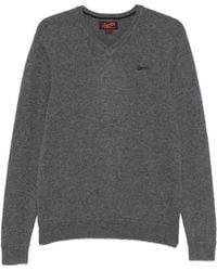 Superdry - V-Neck Sweater - Lyst