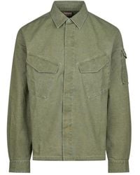 KENZO - Giacca-Camicia Con Tasche - Lyst