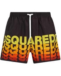 DSquared² - Logo Midi Swim Boxers - Lyst