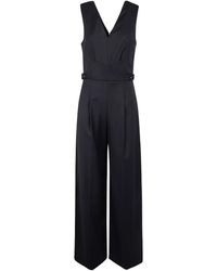 Blugirl Blumarine - Jumpsuit Met Ceintuur En V-Hals - Lyst