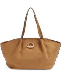 Liu Jo - Studded Suede-Effect Tote Bag - Lyst