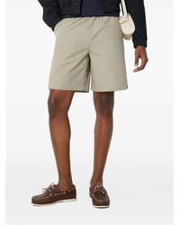 Fred Perry - Embroidered Cotton Poplin Shorts - Lyst