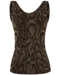 Wolford - Python-Print Tank Top - Lyst