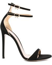 Gianvito Rossi - 115Mm Victorine Double-Buckle Stiletto Sandals - Lyst