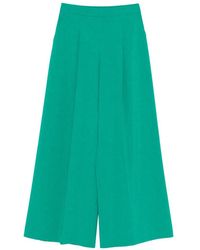 SIMONA CORSELLINI - Pleated Trousers - Lyst