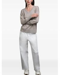 Moorer - Varenna V-Neck Sweater - Lyst