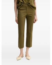 Sisley - Pantalon Slim Crop - Lyst