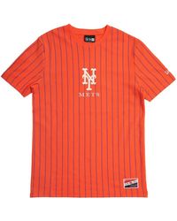 KTZ - 1920 New York Mets Pinstripe-Pattern T-Shirt - Lyst