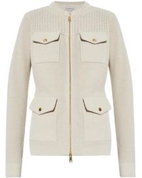 Moncler - Geribbeld Vest Met Zakken - Lyst