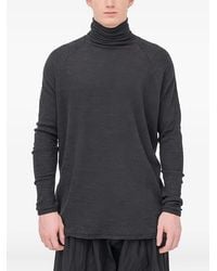Jan Jan Van Essche - Turtleneck Wool T-Shirt - Lyst