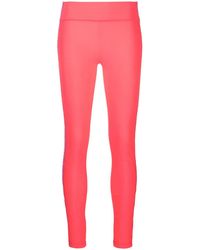 Versace Jeans Couture - Logo-Tape Cropped Leggings - Lyst