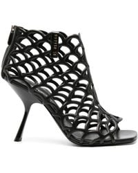 Sergio Rossi - Mermaid 100mm Cut-out Sandals - Lyst