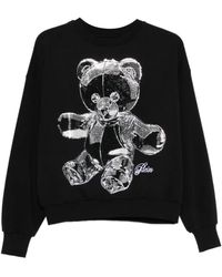 Philipp Plein - Sweater Verfraaid Met Stras En Beer - Lyst