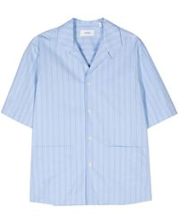 Lardini - Pinstriped Cotton Shirt - Lyst