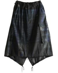 Y's Yohji Yamamoto - Patchwork Pocket Midi Skirt - Lyst
