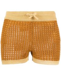 Womens Clothing Shorts Knee-length shorts and long shorts Rejina Pyo Linen Doris High-waisted Shorts in Brown 