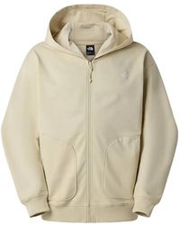 The North Face - Logo-Embroidered Zip-Up Hoodie - Lyst