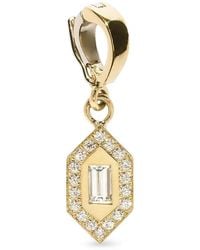 Azlee - Small Diamond Pendant - Lyst