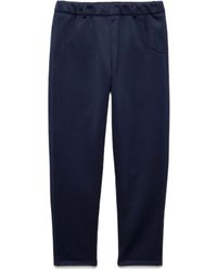 Prada - Technical Fleece Trousers - Lyst