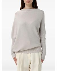 Agnona - Asymmetric Cashmere Jumper - Lyst