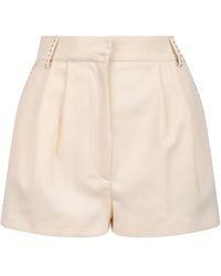 Elisabetta Franchi - Shorts Con Pieghe Frontali - Lyst