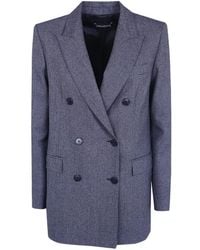 DR. HOPE - Double-Breasted Peak-Lapel Blazer - Lyst