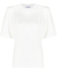 The Attico - Jewel Cut-out Cotton T-shirt - Lyst