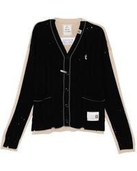Maison Mihara Yasuhiro - Logo-Embroidered Cardigan - Lyst